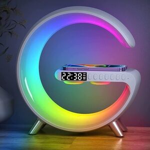 RGB Wireless Charger with Digital Clock